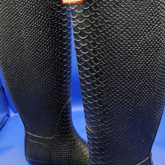 Hunter Carnaby BOA Snake Tall Size 6M/7F Boots - Picture 3 of 8